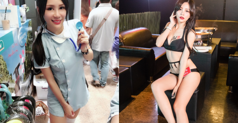 「清純小護士」脫制服性感跑趴　爆乳全糖女孩「YuYu 奶茶兒」甜到蛀牙