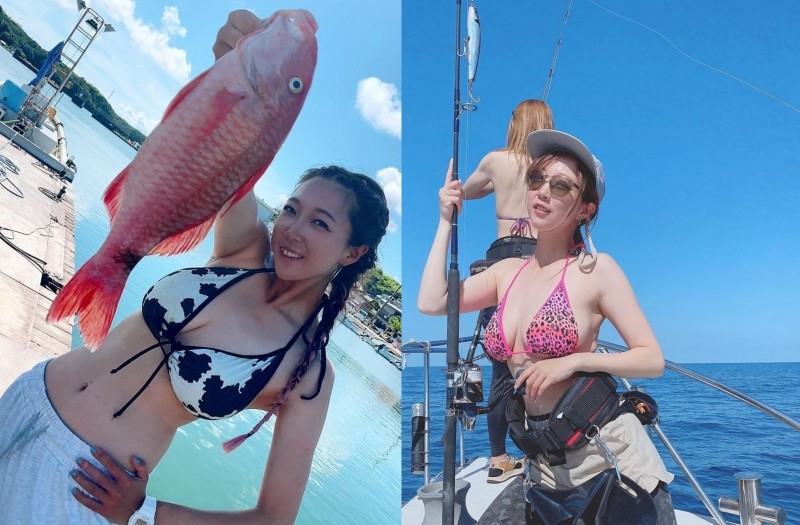 【蜗牛娱乐】海上捕獲「爆乳海釣妹」比基尼性感釣魚 如果我是一隻魚直接跳上來咬她餌 【蜗牛娱乐】海上捕獲「爆乳海釣妹」比基尼性感釣魚 如果我是一隻魚直接跳上來咬她餌