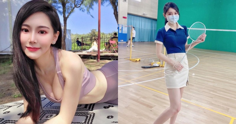 這數學老師太 OP！「正妹老師」Kelly 熱愛運動打球，「雪乳美腿」超級吸睛惹火！
