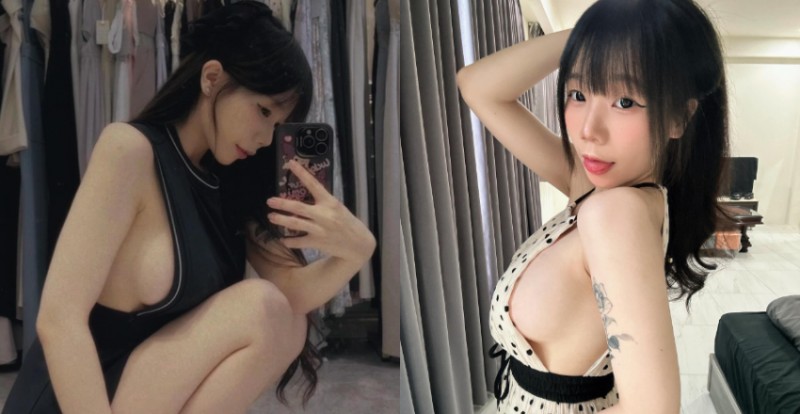 小姐你的側乳露出來了！童顏巨乳新人《Vayne 薇恩》太辣