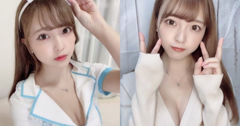 【蜗牛娱乐】可愛櫻花妹「自拍穿上深V款式」,「超萌表情」讓人招架不住! 【蜗牛娱乐】可愛櫻花妹「自拍穿上深V款式」,「超萌表情」讓人招架不住!