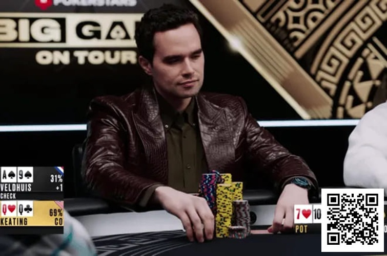 【EV 扑克】话题 | 河牌扼杀巨池！Alan Keating 与 Lex Veldhuis 的 50 万美金对决功亏一篑