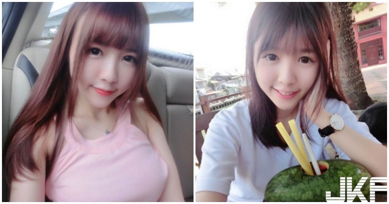 童顏嫩妹「隱藏深 V 美乳」，超挺車頭燈「畫面無限遐想」！