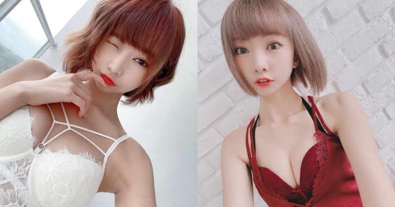 【蜗牛娱乐】眨眼自拍的超人氣正妹「優寶」，「E奶好曲線」畫面好兇呀！