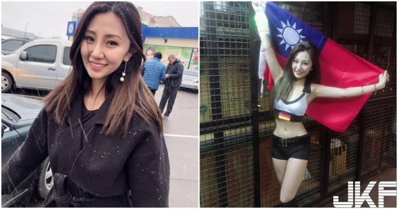 【蜗牛娱乐】正妹Emily在烏克蘭等到第一場雪，「性感容顏」迷倒旁邊路人！