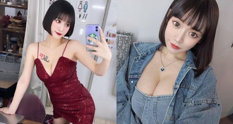 【蜗牛娱乐】退役空軍女神「何語萱」曲線好極品，牛仔造型「美乳好深V」！