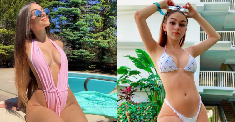 【蜗牛娱乐】青春無敵！「17歲甜心正妹」深V開中路　「渾圓嫩乳」散發焦糖奶香