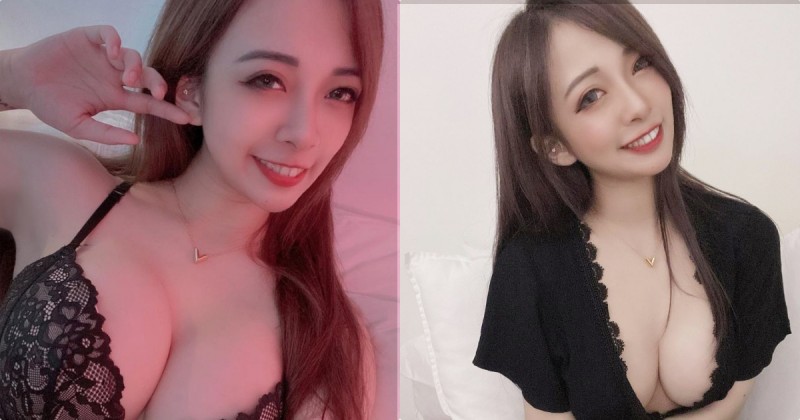 【蜗牛娱乐】H奶正妹「嵐芯語」火辣爆乳自拍，「超豐滿車頭燈」照亮你的心！