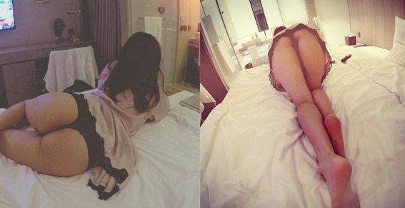 【蜗牛娱乐】好狂！爆乳美甲師「Nubra裂開」巨乳差點噴出來！ 這「乳量一拜」竟然還在旅館拍誘惑照…