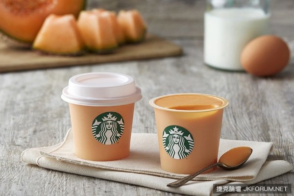 【蜗牛娱乐】濃郁哈蜜瓜滋味 韓國星巴克再推新口味布丁