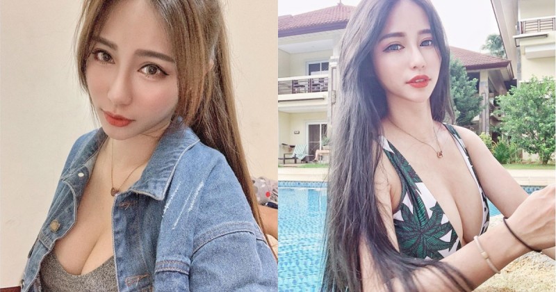 【蜗牛娱乐】電眼正妹「潘安安」 上圍豐滿穿衣大膽！32E巨乳細腰沒在怕你看！