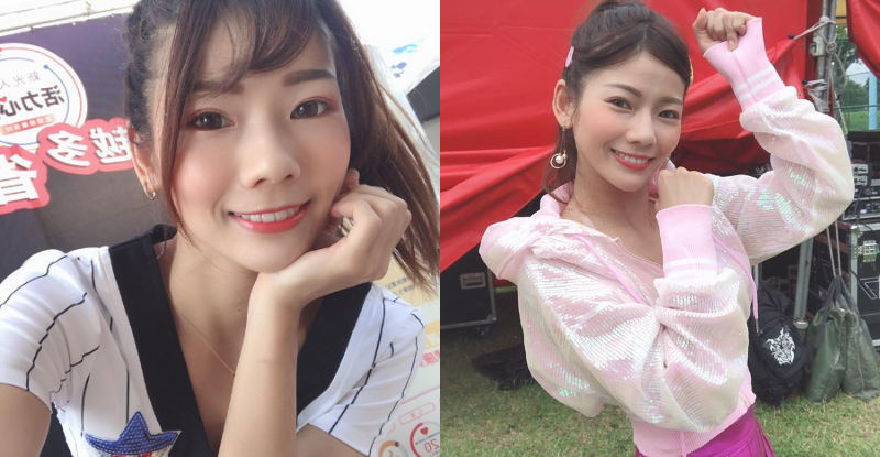 【蜗牛娱乐】活力啦啦隊正妹「IRIS 芮絲」甜美笑容讓場邊觀眾都融化　精力瞬間充飽！