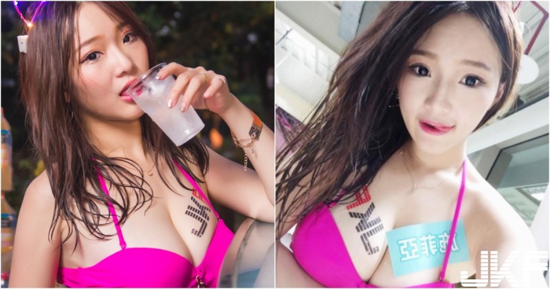 巨浪來襲！「E 奶甜心」施菲亞降臨泳池盛宴！「霸氣圓乳」好想跟她一起消暑啊！