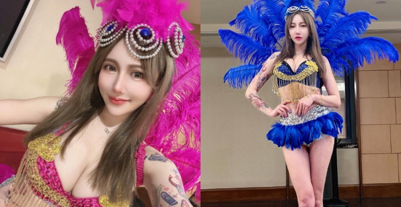 火辣森巴舞女郎「FISH 葉魚魚」秀性感蜜腿　曼妙身材好撩慾