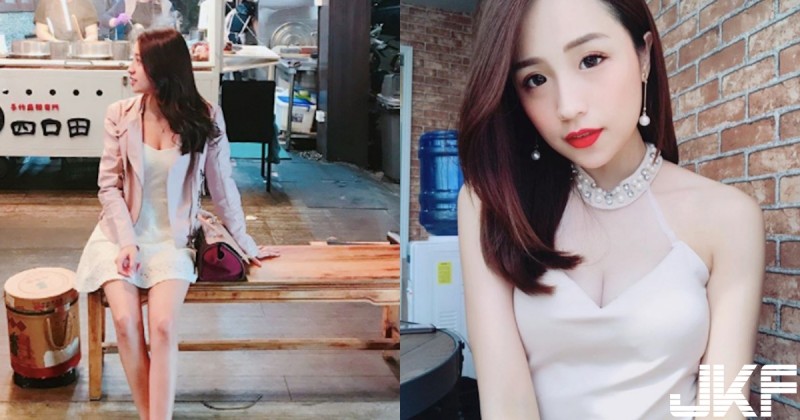 【蜗牛娱乐】宵夜場滷味驚見「白嫩深溝妹」！若隱若現「渾圓美乳」高雄的朋友們衝一波了！