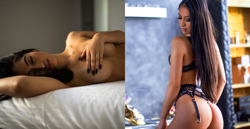 【蜗牛娱乐】性感辣模前有美乳後有翹臀　「焦糖蜜體」畫面香爆…讓人越看越飢渴