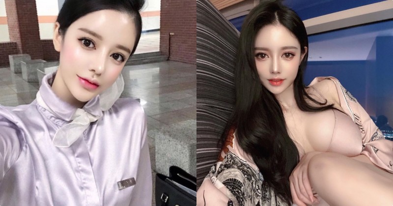 IG 大眼空姐「容顏好精緻」，還擁有「不科學的夢幻曲線」！
