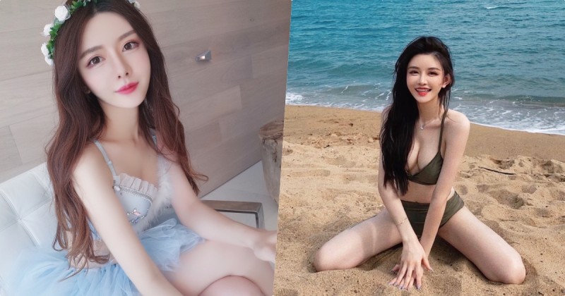 正妹 Una「做日光浴同時曬奶」，完美胸型比例「誘惑曝光」！