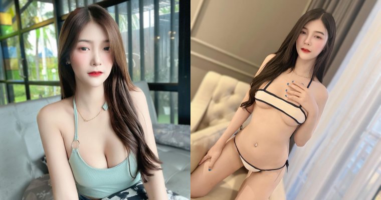 【蜗牛娱乐】比基尼的季節！「白皙長髮妹」特愛穿「小到不合理」的三點式泳衣  猛曬美乳＋纖腰