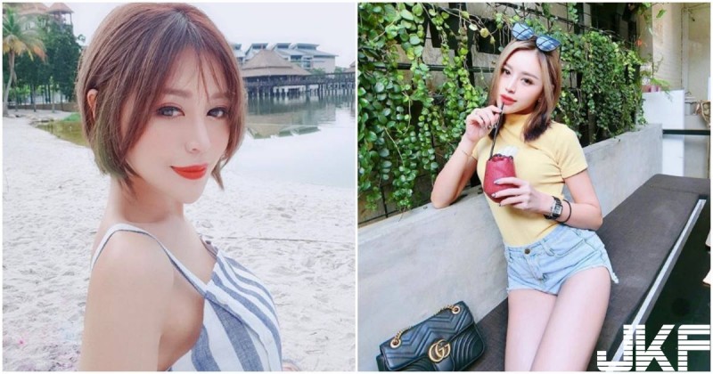 【蜗牛娱乐】養眼騷妹「眼神好會放電」，露出「白嫩長腿」立刻迷暈路人！