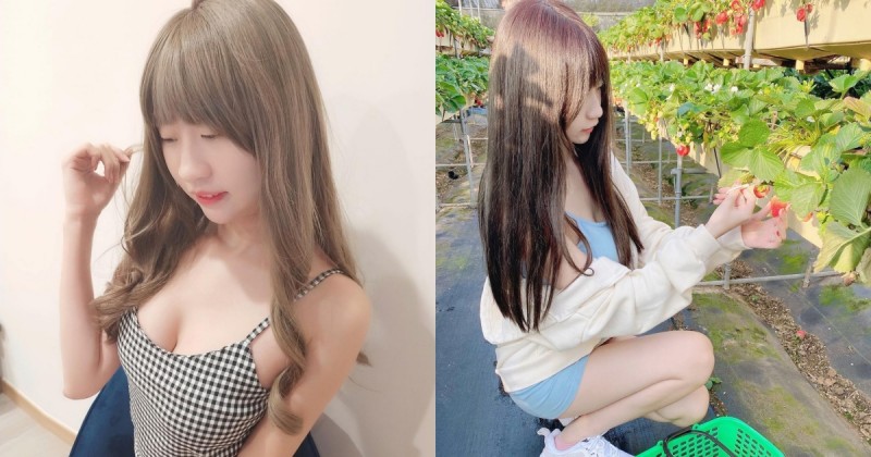 【蜗牛娱乐】採草莓遇「可愛妹子」火辣身材好洶湧！滿滿的甜美笑容電力十足