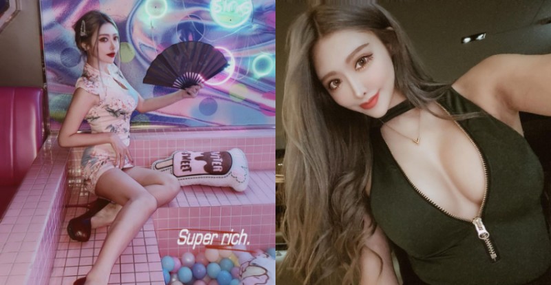 【蜗牛娱乐】長腿女神「唐琦琦77」換上貼身旗袍展現凹凸有致的火辣曲線