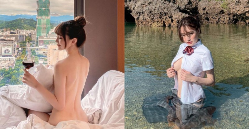 【蜗牛娱乐】性感妖精「Donna 奶妹」大露性感美背　讓人想撲倒一起滾床單