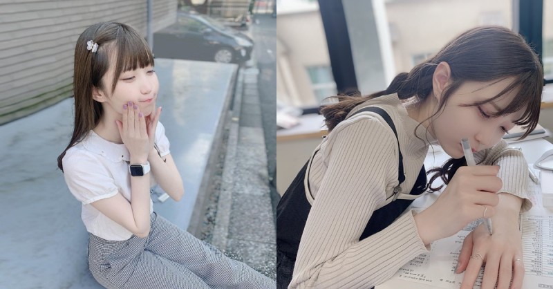 【蜗牛娱乐】櫻花妹女大生「藤宮もな」教室側拍太可愛，白嫩臉蛋讓人戀愛！