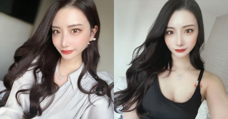 【蜗牛娱乐】眼神充滿魅惑力的「美豔正妹」，自拍時「性感S曲線」好勾人！