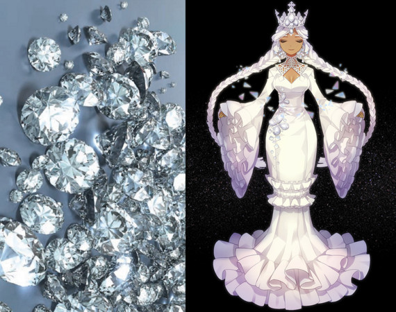 【蜗牛娱乐】璀璨寶石化身寶石姬，堇青石裙襬裝進整條銀河❤