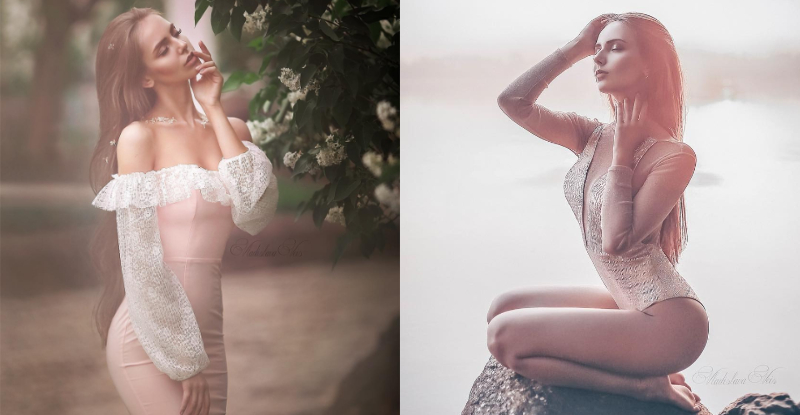 【蜗牛娱乐】人間最美風景！畫報女孩「精緻天使顏顏」不科學　360度零死角讓人愛上