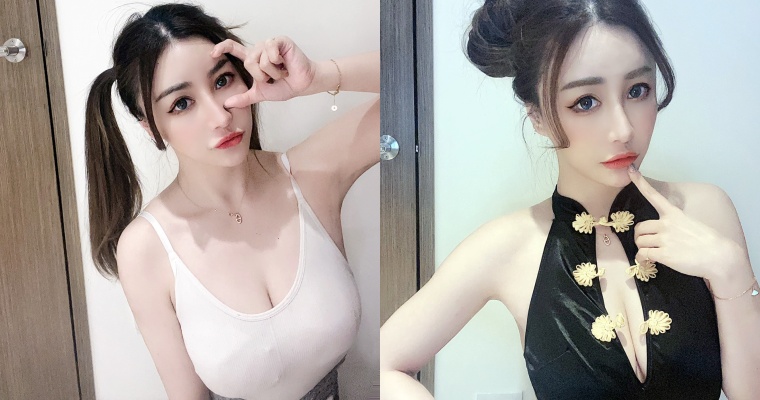 【蜗牛娱乐】JKF 女郎「李萱」生日曬「挖洞裝」美照！G 級好身材吸上萬老司機追蹤