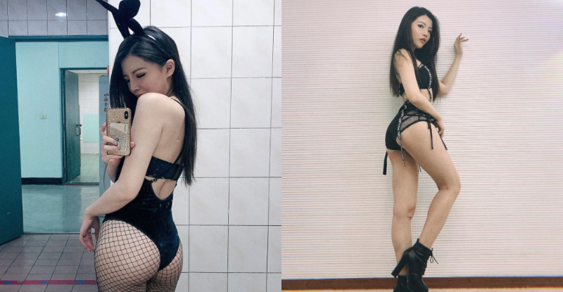 【蜗牛娱乐】香車配辣妹！「趙秦羚Uemi」翹起飽滿蜜桃臀，逆天長腿更讓全場快門聲大力響起！