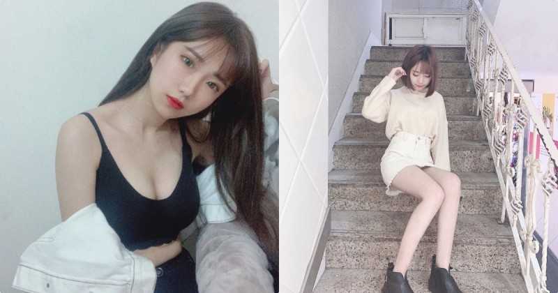 【蜗牛娱乐】小隻馬萌妹「之心」示範小可愛穿搭照，低胸畫面好讓人害羞！