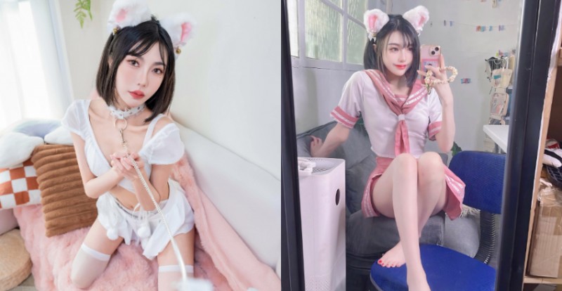 【蜗牛娱乐】骨感美人化身性感小野貓求收編　自備項圈只要拉著走就好