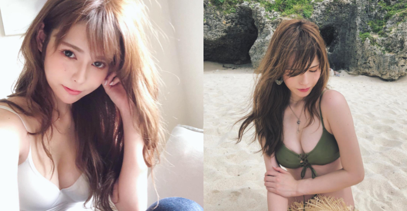 【蜗牛娱乐】厭世臉櫻花妹高冷表情下藏好身材　「白嫩美乳」快從比基尼掉出來！