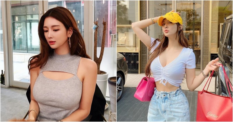 【蜗牛娱乐】燒肉店發現「超胸小姊姊」美豔外型太撩人！洶湧畫面讓人好羨慕服務生