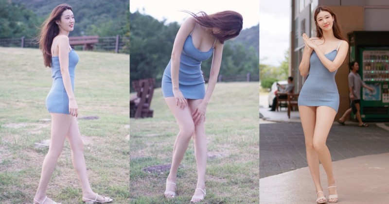 【蜗牛娱乐】九頭身辣妹「173cm極品身材」展示超神級美腿！兇猛的「飽滿實力」畫面也好犯規…