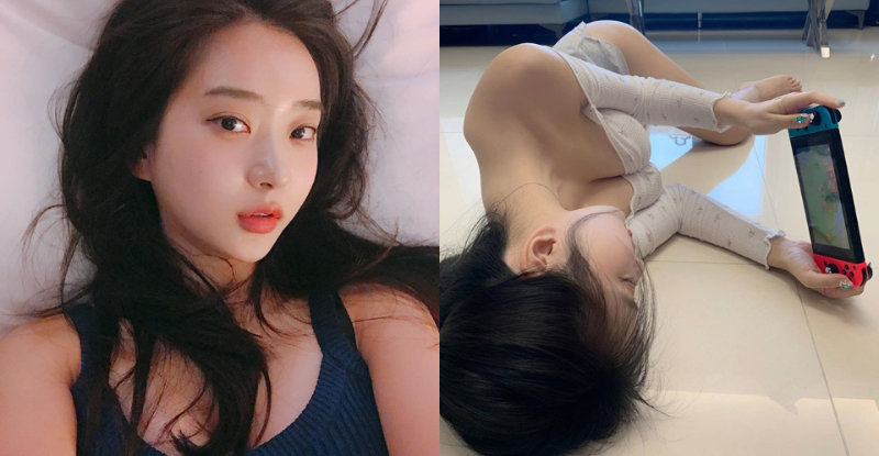 【蜗牛娱乐】驚見巨奶島民！「申才恩Zenny」喬出邪惡視角玩動森，軟嫩乳球擠壓出超深壕溝！