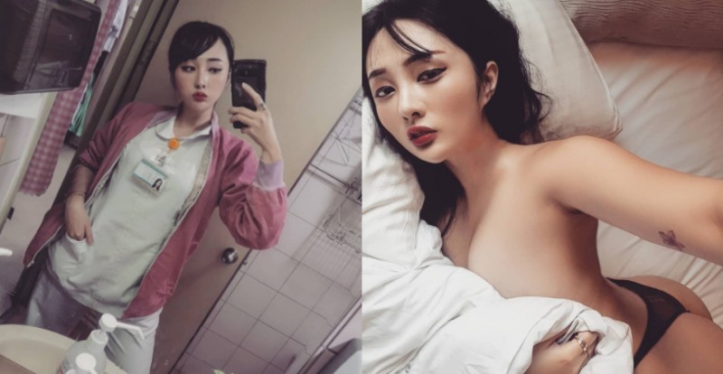 【蜗牛娱乐】護理師之力！最性感白衣天使「黃靜」露渾圓蜜桃　用性感打擊病菌