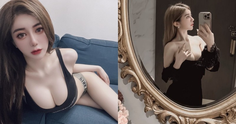 【蜗牛娱乐】性感甜心「天燈妹」巨乳細腰超犯規！爆乳洋裝挺「雪白北半球」辣得好誇張！