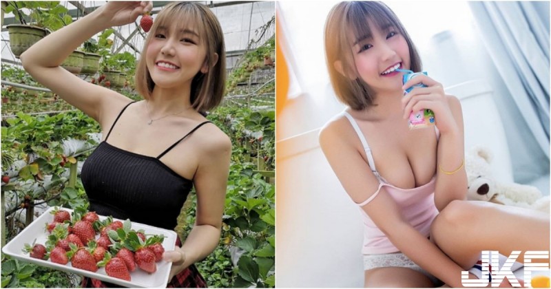 【蜗牛娱乐】「大奶妹子」甜笑採草莓！「乳量滿滿」比水果還鮮美！胸前福利ig大放送！