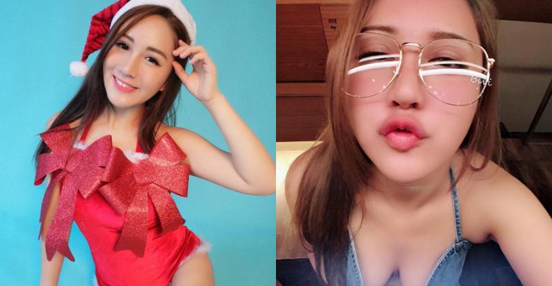 【蜗牛娱乐】戀愛系女孩「Bivi華華」過年帶長輩出來透透氣　一彎腰就有深邃山洞！