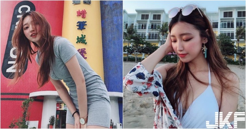 【蜗牛娱乐】大眼虎牙直播妹「優格」真是可可愛愛，側面彎腰「弧度畢露」深不可測啊～