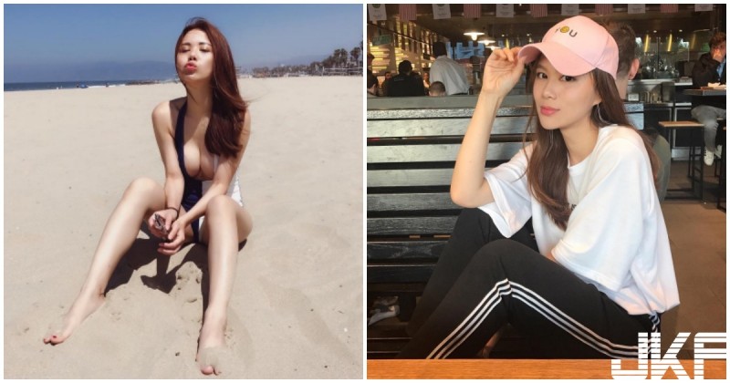 【蜗牛娱乐】美女老闆海邊曬「碗公奶」，美乳形狀太明顯，飽滿到快掉出來…