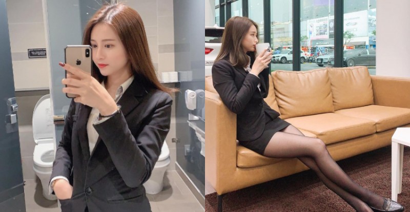 【蜗牛娱乐】「要賞車還是賞我？」新莊BMW「正妹業務」短裙制服展現黑絲美腿
