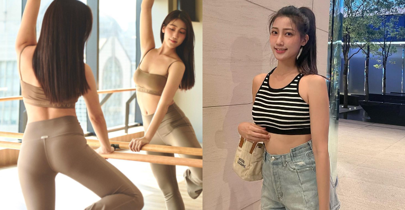 【蜗牛娱乐】「清新空姐」芭蕾姿超絕美，「甜力微笑」讓粉絲秒脫單