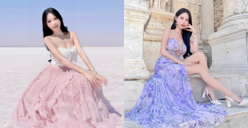 【蜗牛娱乐】性感小野馬《玟妡 WenHsin》土耳其旅遊展現過人美貌！