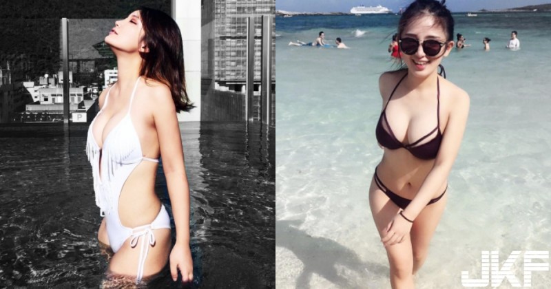 【蜗牛娱乐】姐是歐美系！台灣妹子「海外露奶」！渾圓白皙「霸氣雪乳」連外國人都征服了…