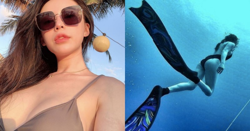 【蜗牛娱乐】海底美人魚出沒！「Nicole Lee」美貌豔麗身材姣好，魅力值滿點！